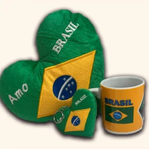 KIT Almofada, Chaveiro e Caneca