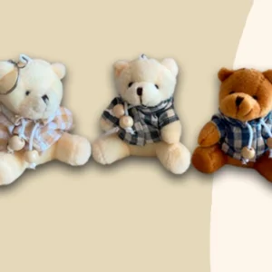 Urso Roupa Xadrez